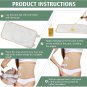 Anti Oil Leak Caster Oil Pack, Reusable Organic Castor Oil Packs for Liver Detox