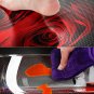 Red Wine Kitchen Rugs and Mats Set of 2 Modern Rose anti Fatigue Kitchen Floor M
