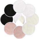 8 Pcs Castor Oil Pack Wrap for Breast, Reusable Castor Oil Nursing Pads, Washabl