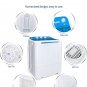 Portable Washing Machine, 2 in 1 Washer Machine, Twin Tub Washing and Spining Co