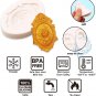 Cameo Frames Silicone Fondant Molds, 4 Packs Lady Avatar Chocolate Clay Molds fo