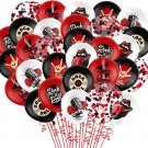 28 Pcs Rock and Roll Balloons, Rock and Roll Party Decorations, Music Theme Part