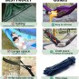 Camping Hammock with Net Tent and Rain Fly Tarp, Double Portable Hammock, 2 Pers