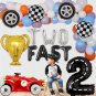 Two Fast Birthday Decorations, Two Fast Banner, Race Car Balloon Arch Garland Ki