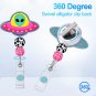 Badge Reel Holder Retractable with ID Clip for Nurse Nursing Name Tag Card Cute