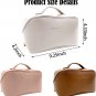 Large Capacity Travel Cosmetic Bag,Makeup Bag,Waterproof Portable PU Leather Mak