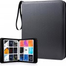 Trading Card Binder, 900 Pockets Card Binder Sleeves with Zipper, Double Sided P
