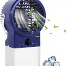 4-In-1 Portable Water Cooled Conditioner Fan, Humidifier, Air Purifier with 7 Co