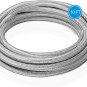 Refrigerator Water Line - 10 FT Premium Stainless Steel Braided Ice Maker Water