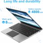 Laptop 12GB DDR4 256GB SSD, Intel Celeron Quad Core CPU, Lightweight Computer wi
