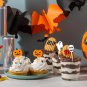 50PCS Halloween Picks Cupcake Toppers Plastic Halloween Toothpicks Halloween Cup
