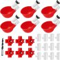 Large Automatic Chicken Water Cups and Chicken Nipples with 12 Tee Fittings, Aut