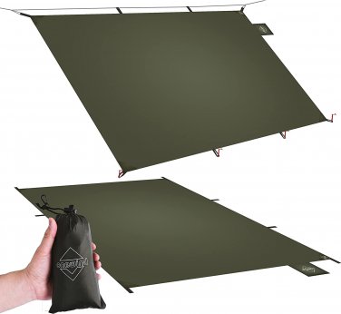 Tent Footprint, 4000Mm Waterproof Rate PU Coating, Ultralight Camping Tarp Tent