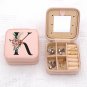 Travel Initial Jewelry Case Teen Girl Treasures Birthday & Graduation Gifts for