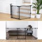 30"-80" Extra Wide Baby Gate, Dog Gate for House Stairs Doorways Fireplace, Auto