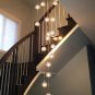 98" H 14 Crystal Lights Modern LED Chandeliers for Foyer Living Room Raindrop Pe