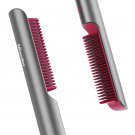 Hair Straightener Brush, Hair Straightening Iron with 30S Fast Heating up & 4 Te