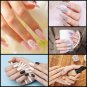 Long Coffin Nail Tips, 120Pcs Soft Gel Nail Tips Full Cover Set, Clear Acrylic F