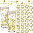 30Pcs Artificial Pearl String for Floating Candle, Faux Pearls Beads String & He