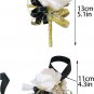 2 PCS Wedding Wrist Flower and Mens Corsage, Artificial Ivory Rose Flower Wrist