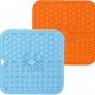 DS.PETTING Lick Mat Slow Feeder with Suction Cups for Peanut Butter Food Treats