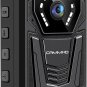 F6-64GB 4K Body Camera, 3400Mah Battery Work 12-14Hours,Waterproof IP 68 Body Ca