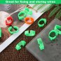 300 PCS Chicken Leg Bands, 3 Colors Chicken Leg Rings, Numbered Poultry Leg Foot