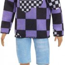 Barbie Fashionistas Ken Fashion Doll #191 with Blonde Cropped Hair in Checkered