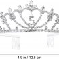 5Th Birthday Crown Rhinestone Princess Tiara 5 Years Old Girls Headband Birthday