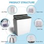 Portable Washing Machine, Large Size 2-In-1 Twin Tub 28Lbs Capacity Washer(18Lbs