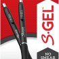 SHARPIE S-Gel, Gel Pens, Medium Point (0.7Mm), Black Ink Gel Pen, 12 Count