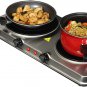 Indoor and Outdoor Portable Electric Stove Portable Dual Vitro-Ceramic Infrared