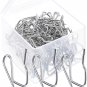 120 Pack Drapery Hooks Pins for Curtains, Metal Curtain Hooks Pins for Drapes Pi