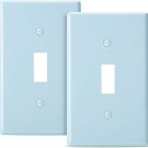Bates- Blue Light Switch Plates, 2 Pack, Blue Light Switch Cover Plate, Blue Lig