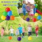30 Pcs Playground Balls 6 Inches Dodgeball Kick Balls for Kids Adults Colorful I
