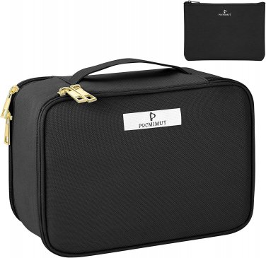 Makeup Bag and Jewelry Bag,Travel Makeup Case for Women 2 in 1 Waterproof Travel