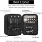 Makeup Bag and Jewelry Bag,Travel Makeup Case for Women 2 in 1 Waterproof Travel