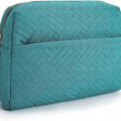 Makeup Bag, Elegant Roomy Cosmetic Pouch for Purse,Travel Zipper Pouch,Water-Res