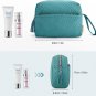 Makeup Bag, Elegant Roomy Cosmetic Pouch for Purse,Travel Zipper Pouch,Water-Res