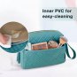 Makeup Bag, Elegant Roomy Cosmetic Pouch for Purse,Travel Zipper Pouch,Water-Res