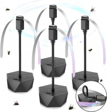 Fly Fans for Tables, Fly Repellent Fans Outdoor Indoor Keep Flies Away, Portable