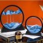 3D Deep Sea Moving Sand Art,Relaxing Kinetic Sandscape Art Table Desk Top to Dec