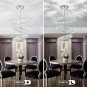 DSLITING Modern Chandelier for Dining Room Light Fixture Crystal Chandelier LED
