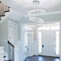 DSLITING Modern Chandelier for Dining Room Light Fixture Crystal Chandelier LED