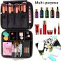 Marble Makeup Bag Large Makeup Organizer Bag Travel Train Case Portable Cosmetic