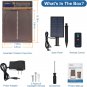 Automatic Chicken Coop Door, Solar Powered Chicken Door with Timer & Light Senso