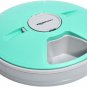 Automatic Electronic Timed Pet Feeder - 6 Portions, Plastic, Teal