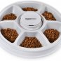 Automatic Electronic Timed Pet Feeder - 6 Portions, Plastic, Teal