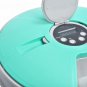 Automatic Electronic Timed Pet Feeder - 6 Portions, Plastic, Teal