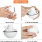 Pakoo Interactive Cat Toys Ball Smart Automatic Rolling Kitten Toys USB Recharge